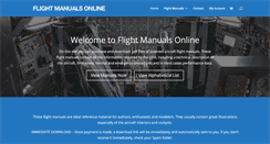 Desktop Screenshot of flight-manuals-online.com