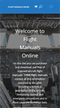 Mobile Screenshot of flight-manuals-online.com